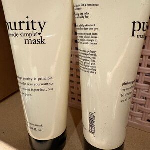 Philosophy Purity Made Simple Mask in White and Black 16oz total